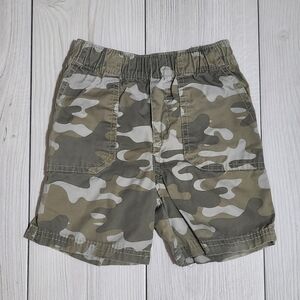 Circo Camouflage Kids Shorts - Green and Gray Size 18 Mo